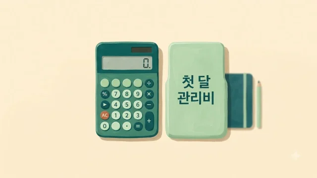 이사 후 첫 달 관리비 – 항목과 정산 확인법