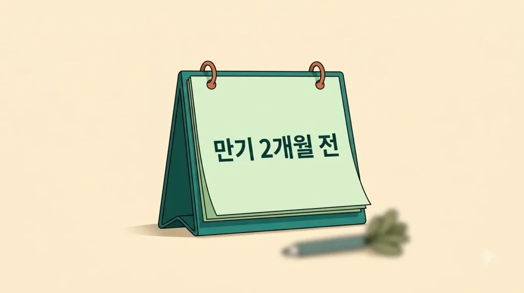전세 만기 통보 기한 – 갱신 거절은 2개월 전까지