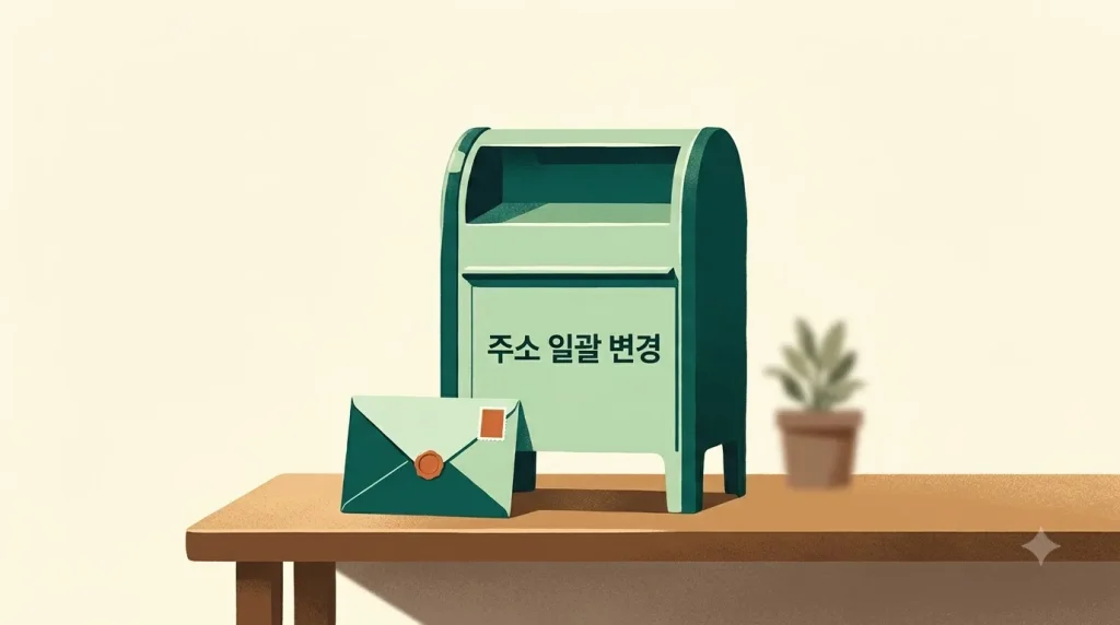 이사 건강보험 주소 변경 – 전입신고 후 공단 확인 절차 관련 이사 준비 장면