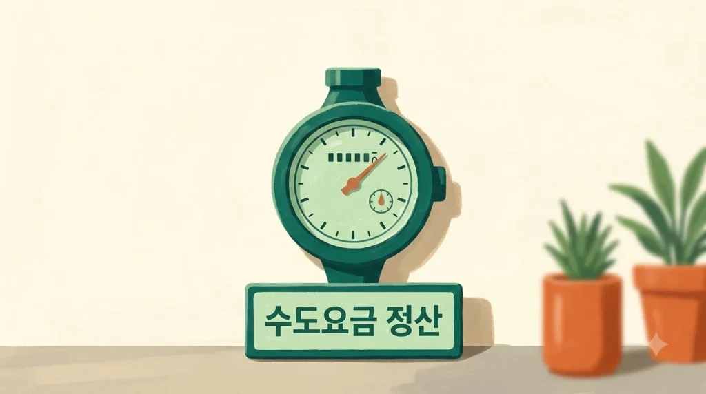 이사 수도요금 정산 – 검침값 신고와 명의변경