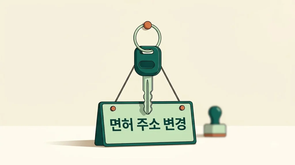 이사 운전면허 주소 변경 – 확인 방법과 면허증 재발급