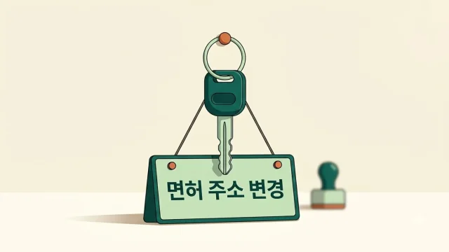 이사 운전면허 주소 변경 – 확인 방법과 면허증 재발급