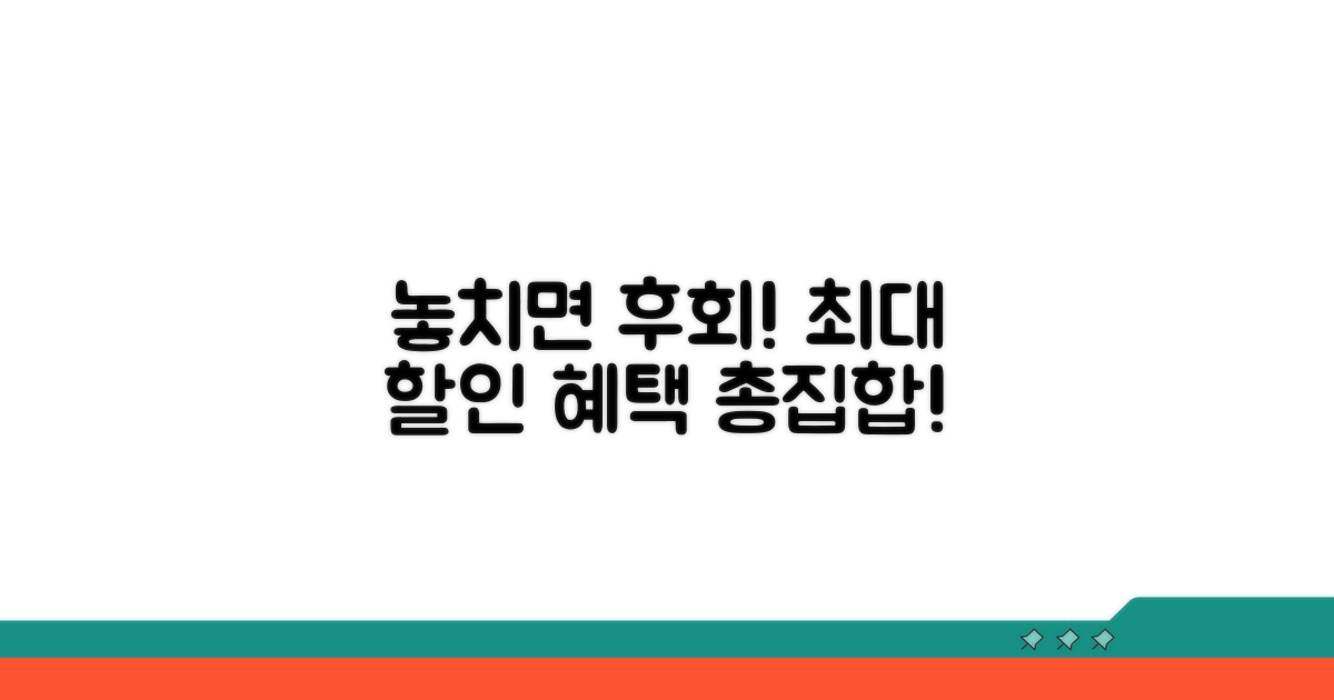 주요 할인 혜택 총정리