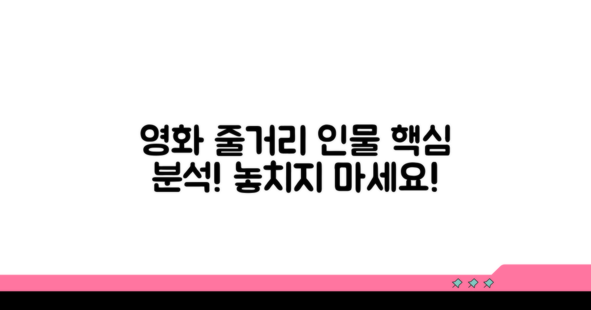 영화 줄거리, 핵심 등장인물 분석
