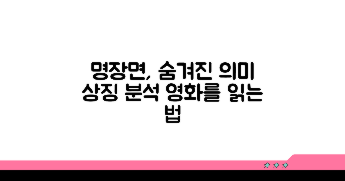 명장면과 상징적 의미 해석