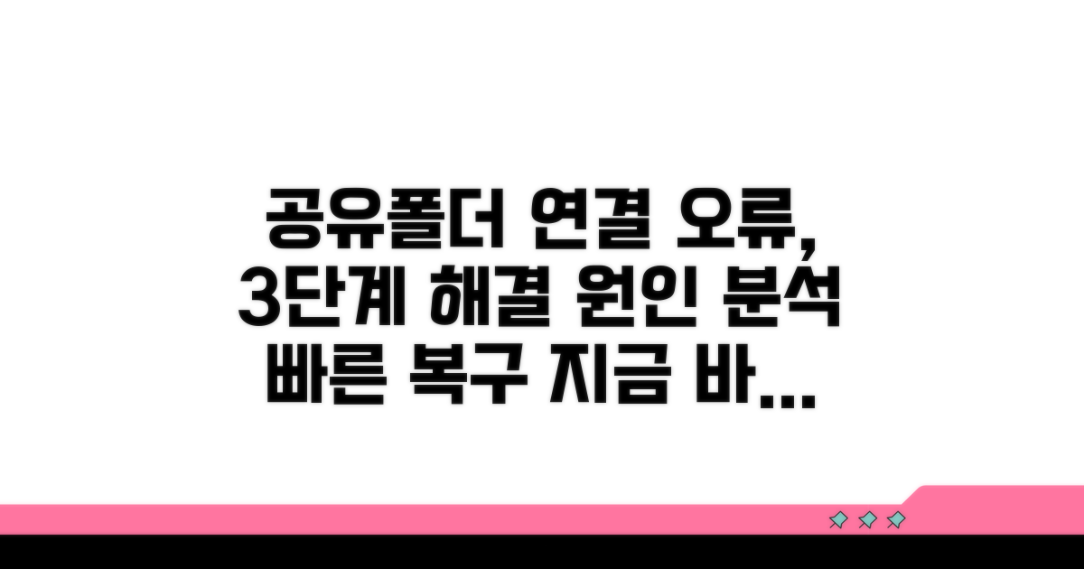 공유폴더 연결 안될 때 원인 찾기