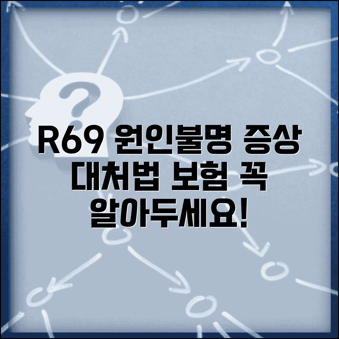 질병코드 R69 원인불명 증상 대처법 | 추가 검사 필요성과 보험 적용 여부