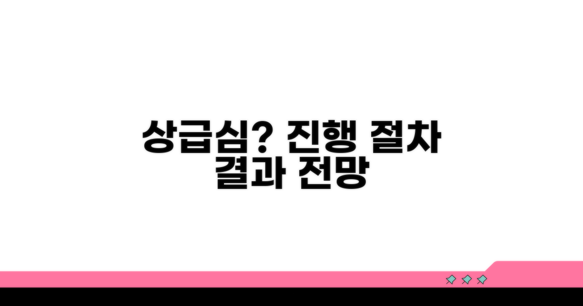 상급심 진행 절차와 전망