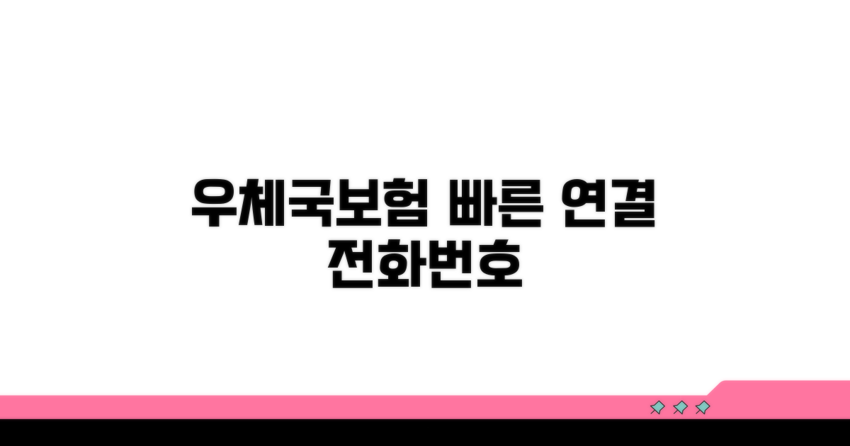 우체국보험 빠른 연결 번호