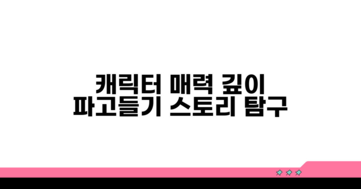 매력적인 캐릭터 스토리 파헤치기