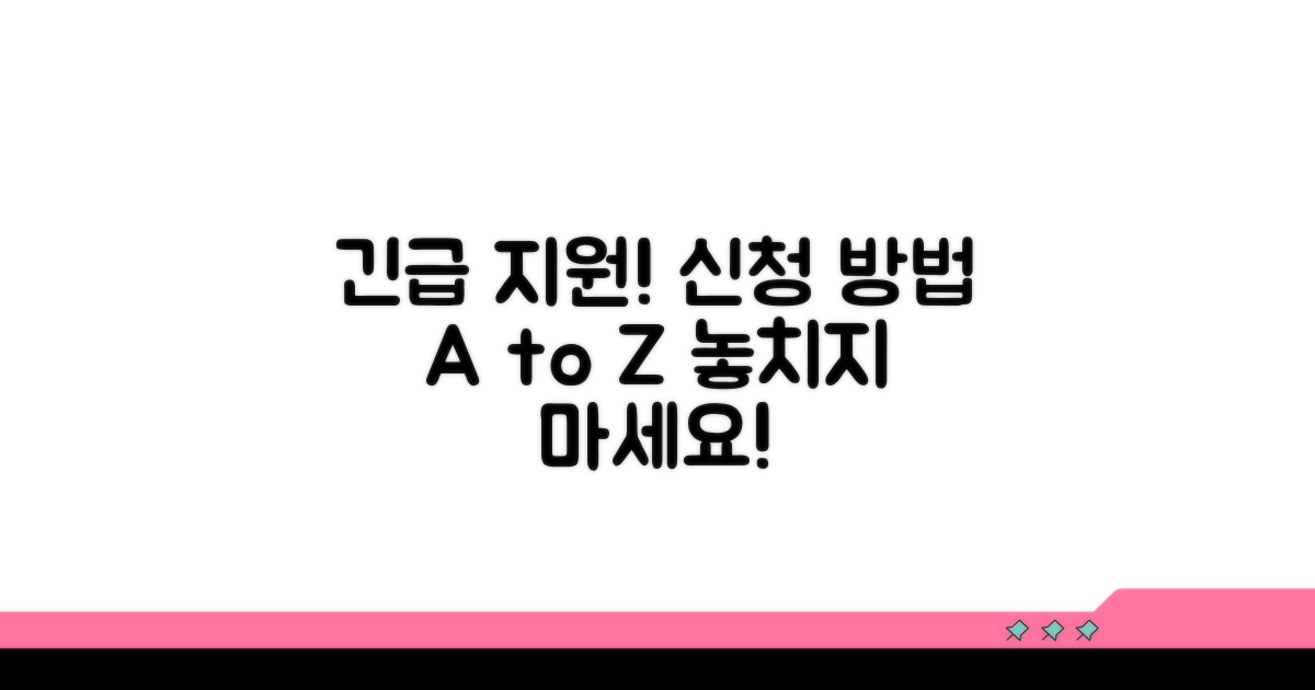 위기상황 즉시 지원 신청 방법