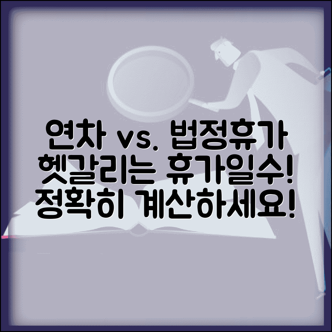 연차 휴가 차이 | 법적 정의와 차이점, 휴가일수 계산법 총정리