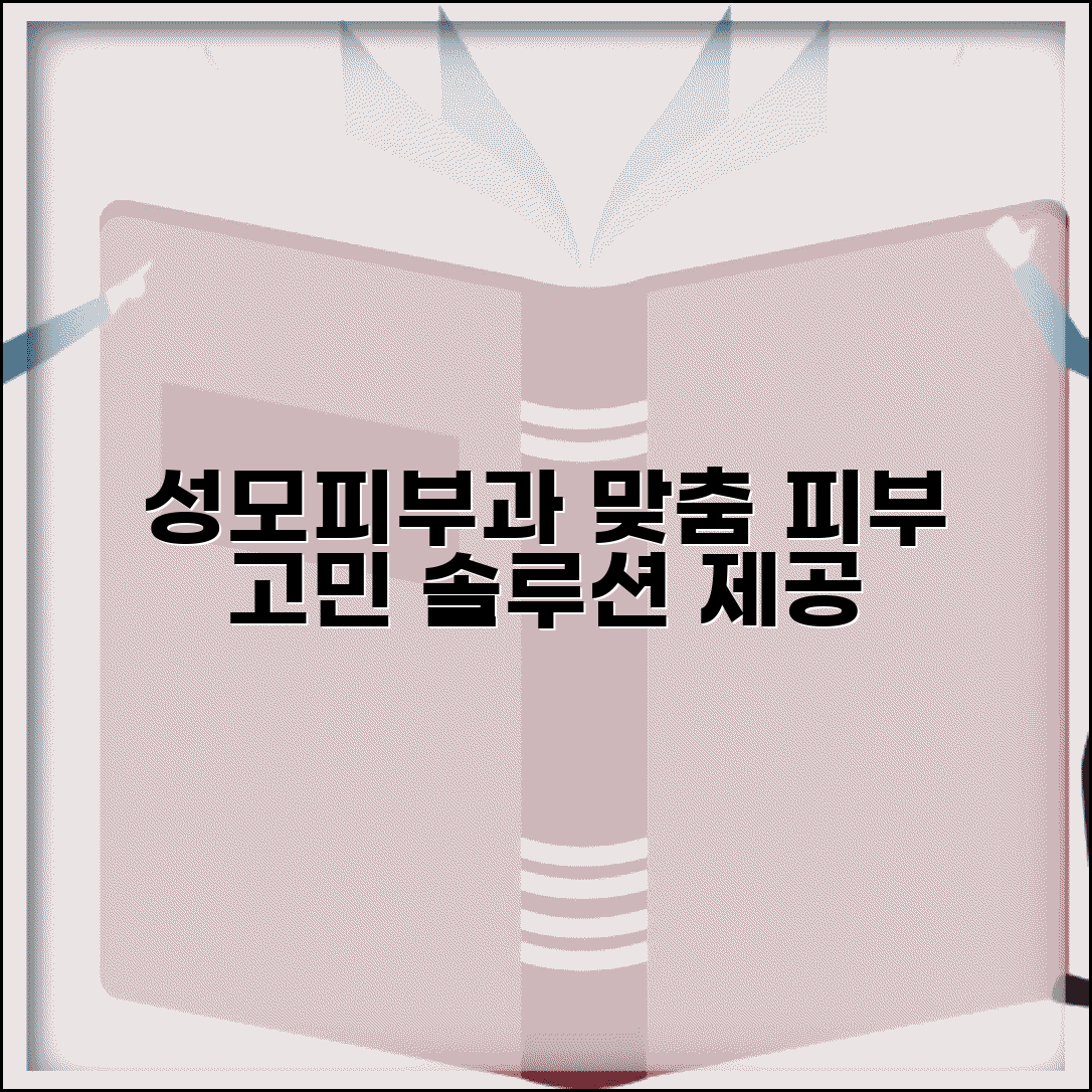 성모피부과의원 맞춤 치료 가이드 | 당신의 피부 고민 해결 방법, 증상별 맞춤 솔루션
