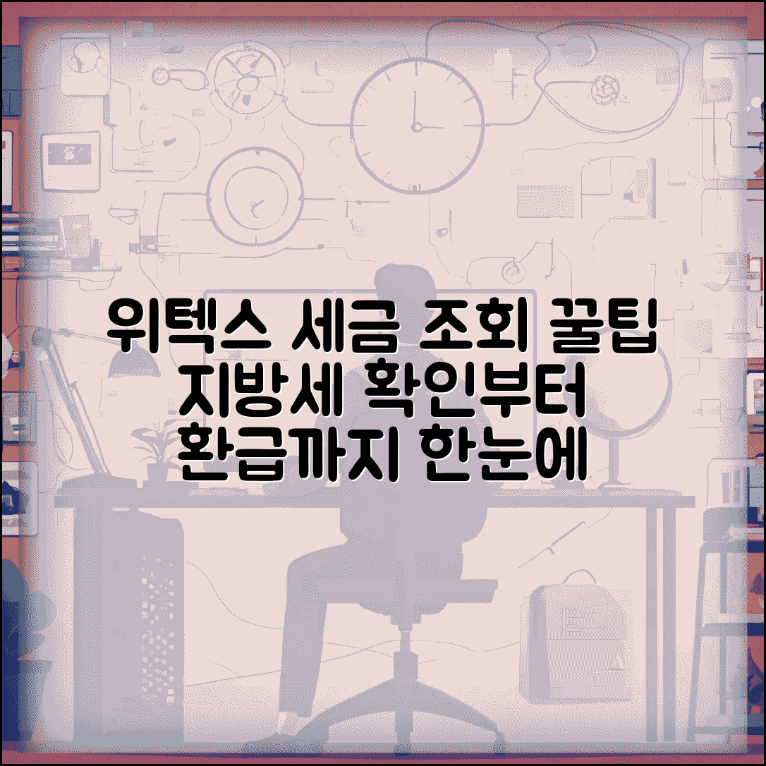 위텍스 세금납부 조회 방법 가이드 | 지방세 납부내역 확인부터 환급까지 총정리