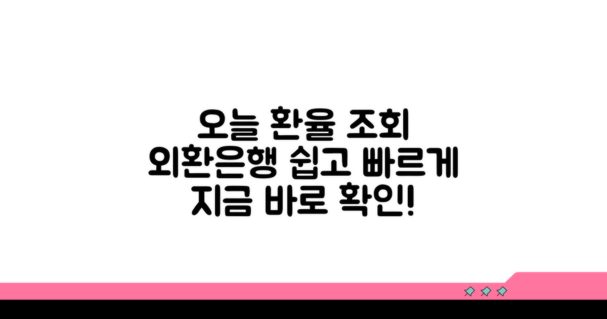 오늘 외환은행 환율 조회 단계