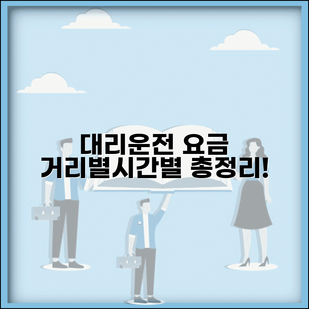 대리운전 비용 계산 | 거리별 시간별 요금표 완벽정리