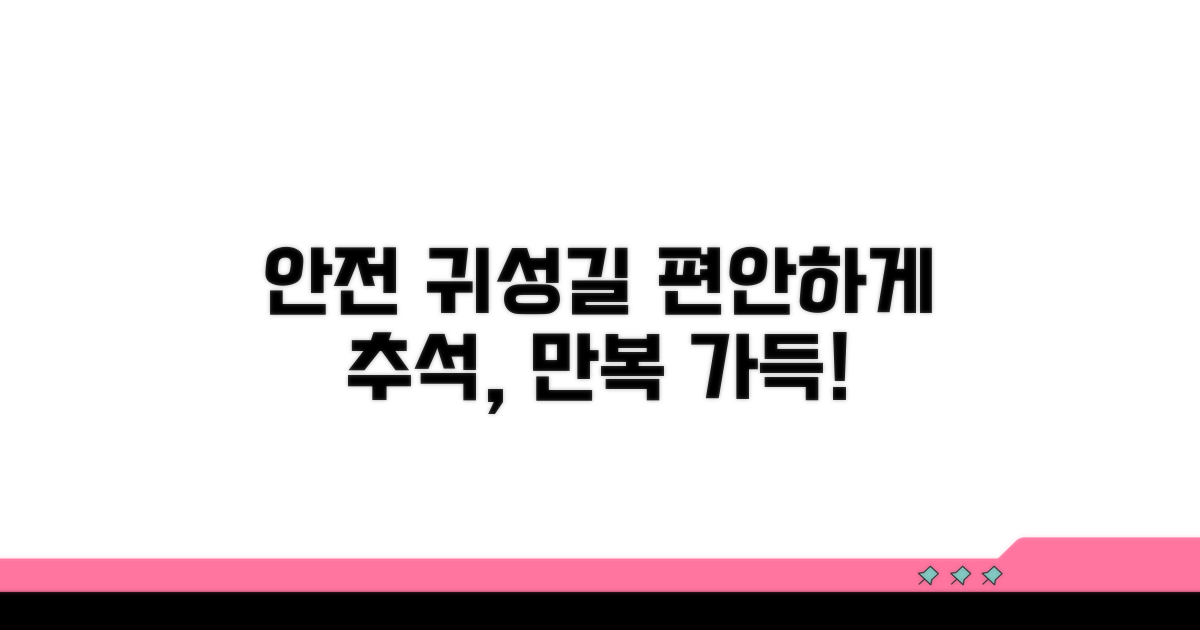 안전하고 편안한 귀성길 되세요