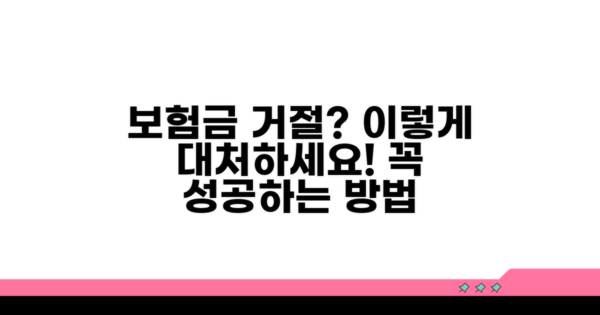보험금 지급 거절 시 대처 방안