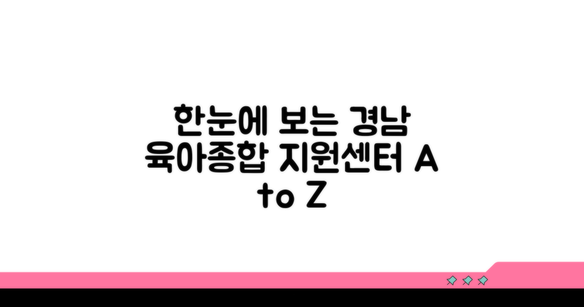 경남 육아종합지원센터 한눈에