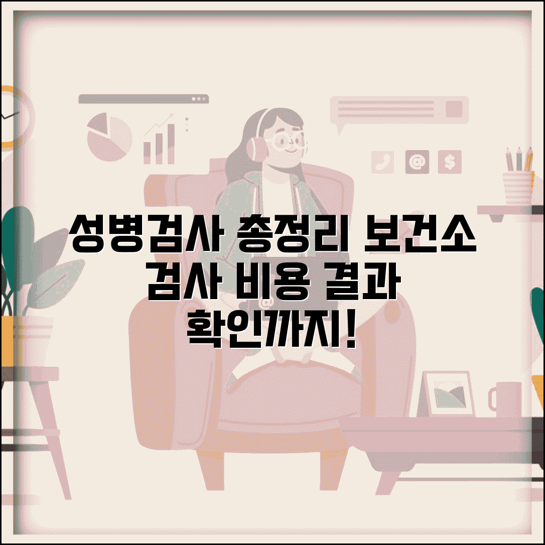 보건소 성병검사 비용과 항목 | 성병 검진 종류, 기간, 결과 확인 방법