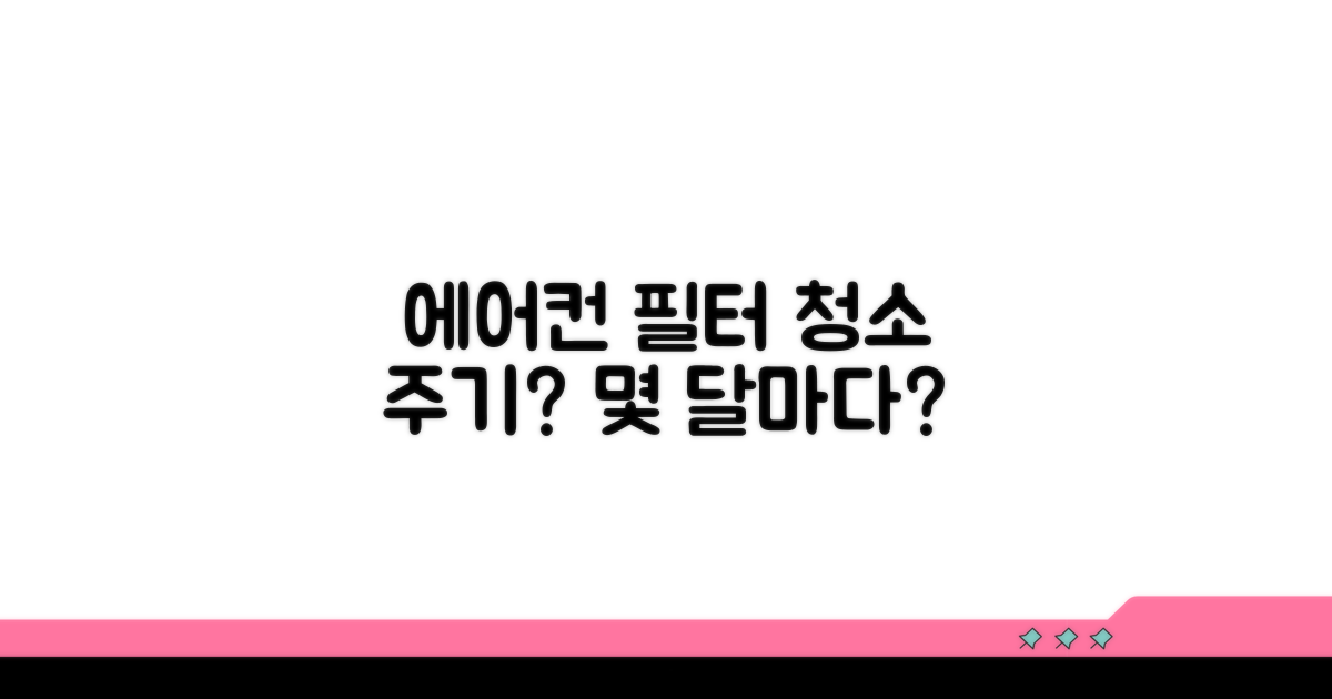 에어컨 필터 청소 주기, 몇 달마다?