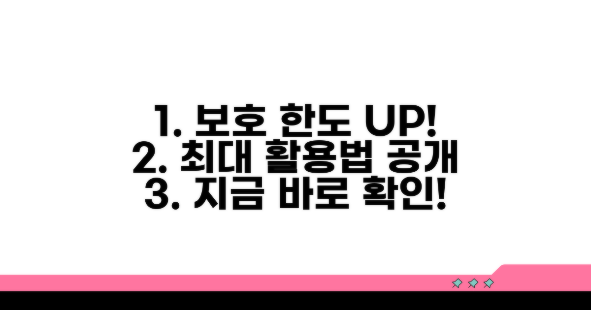 상향된 보호 한도, 어떻게 활용할까?