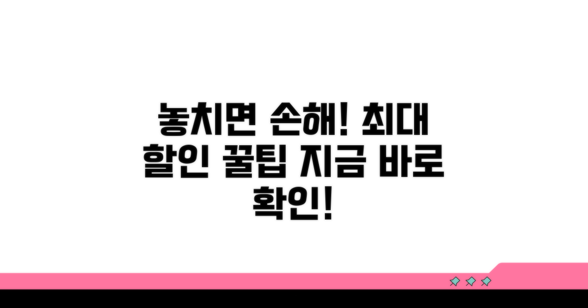 할인 혜택 놓치지 않는 방법