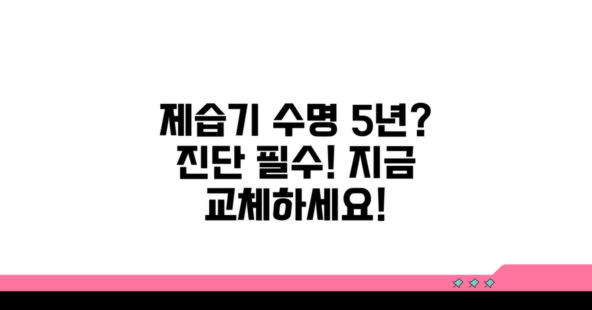 제습기 수명 5년? 교체 시기 진단