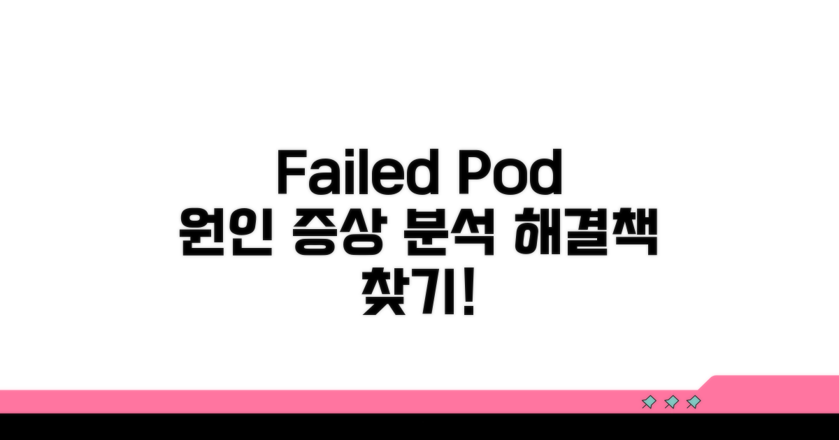 Failed Pod 원인과 증상 분석