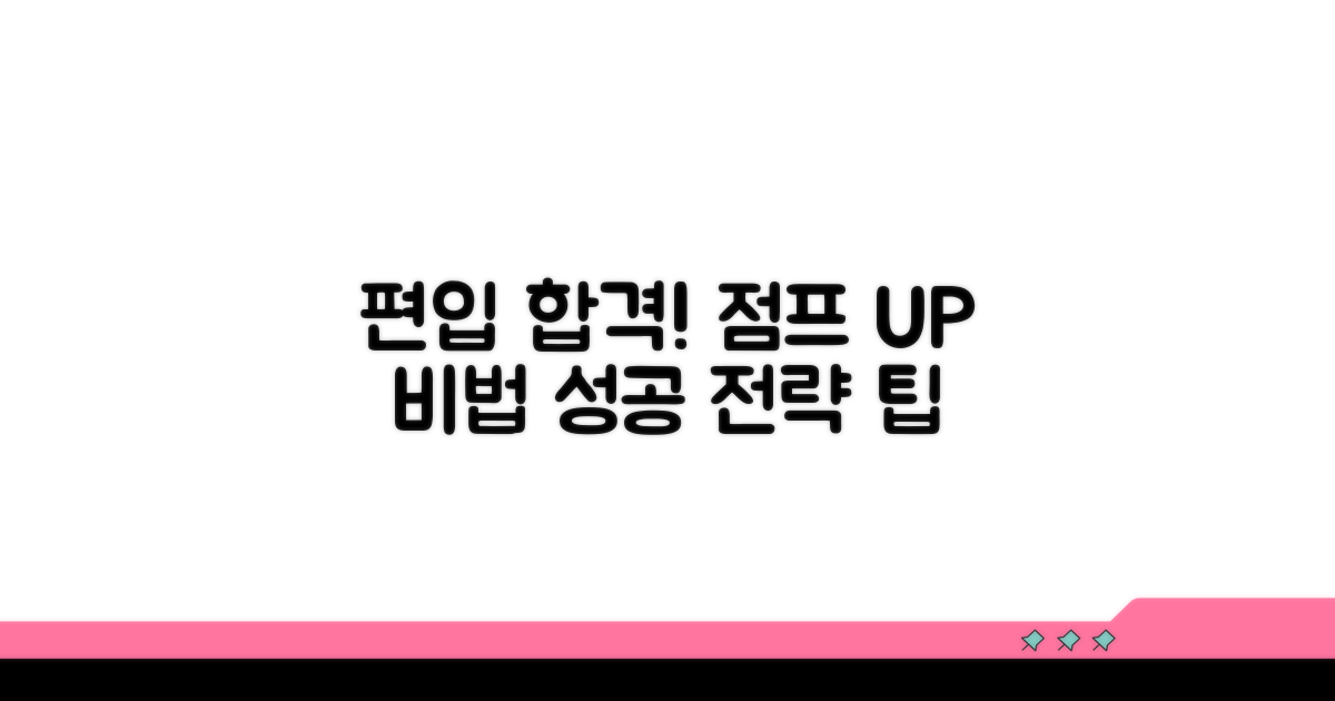 더 높이 도약할 편입 활용 팁
