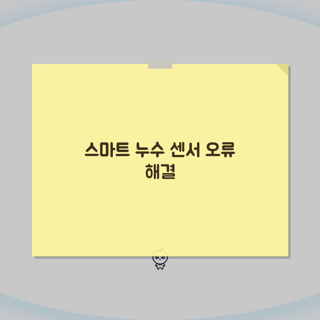 스마트 누수 감지 센서 오류 | 물 감지 센서 알림 안옴 A to Z: 7가지 주요 원인
